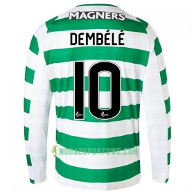 Koszulka Celtic FC Dembele 10 Domowe Stroje Piłkarskie 2018/19 Długi Rękaw